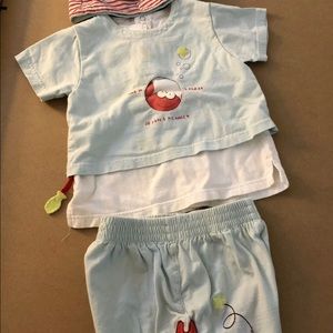 Baby boys 3pc Miniman Made in France sz 6 months.